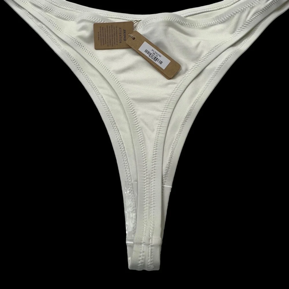 SKIMS Swim Thong Bikini Bottom Marble Womens‎ 4X